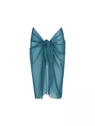 MRS & HUGS | Pareo corto de malla para mujer | petrol